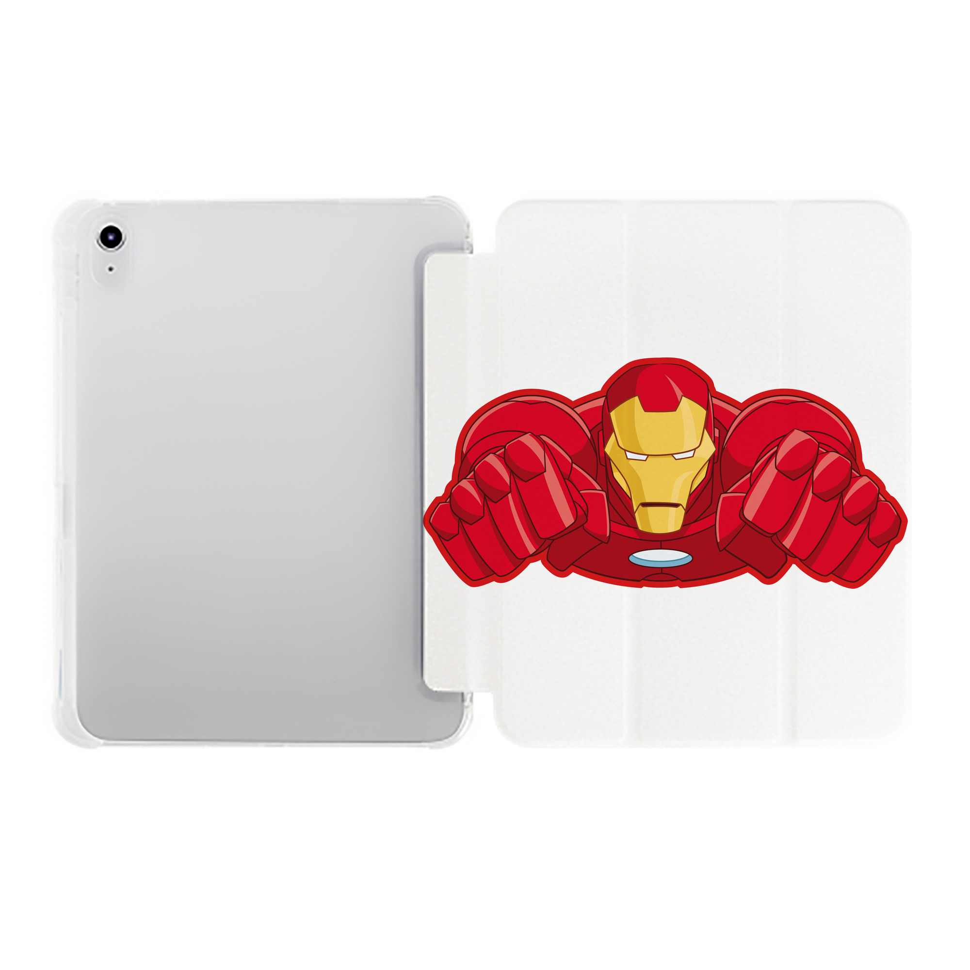 （画像用） アベンジャーズ The Avengers IPad ケース ペン収納付き 三つ折りスタンド PUレザー×シリコン 対応機種9.5/10.5/10.9インチ